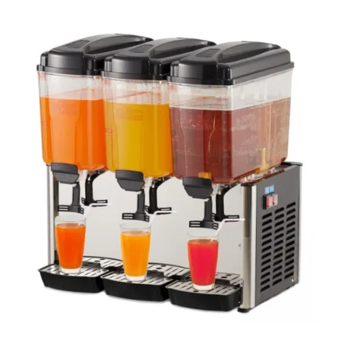 Commercial Fruits Juice Dispenser Three Jar